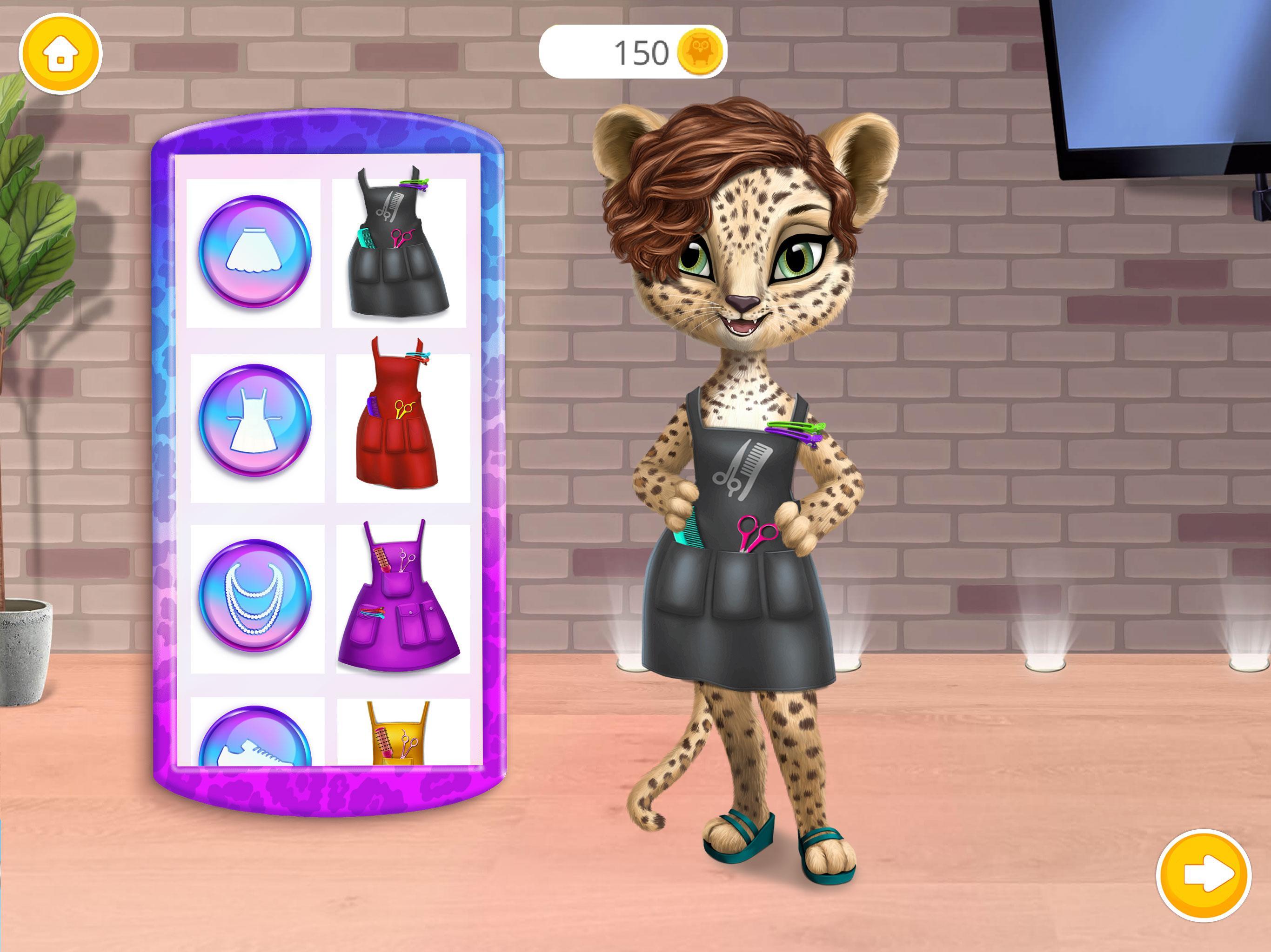 Captura de Tela do Jogo Amy's Animal Hair Salon