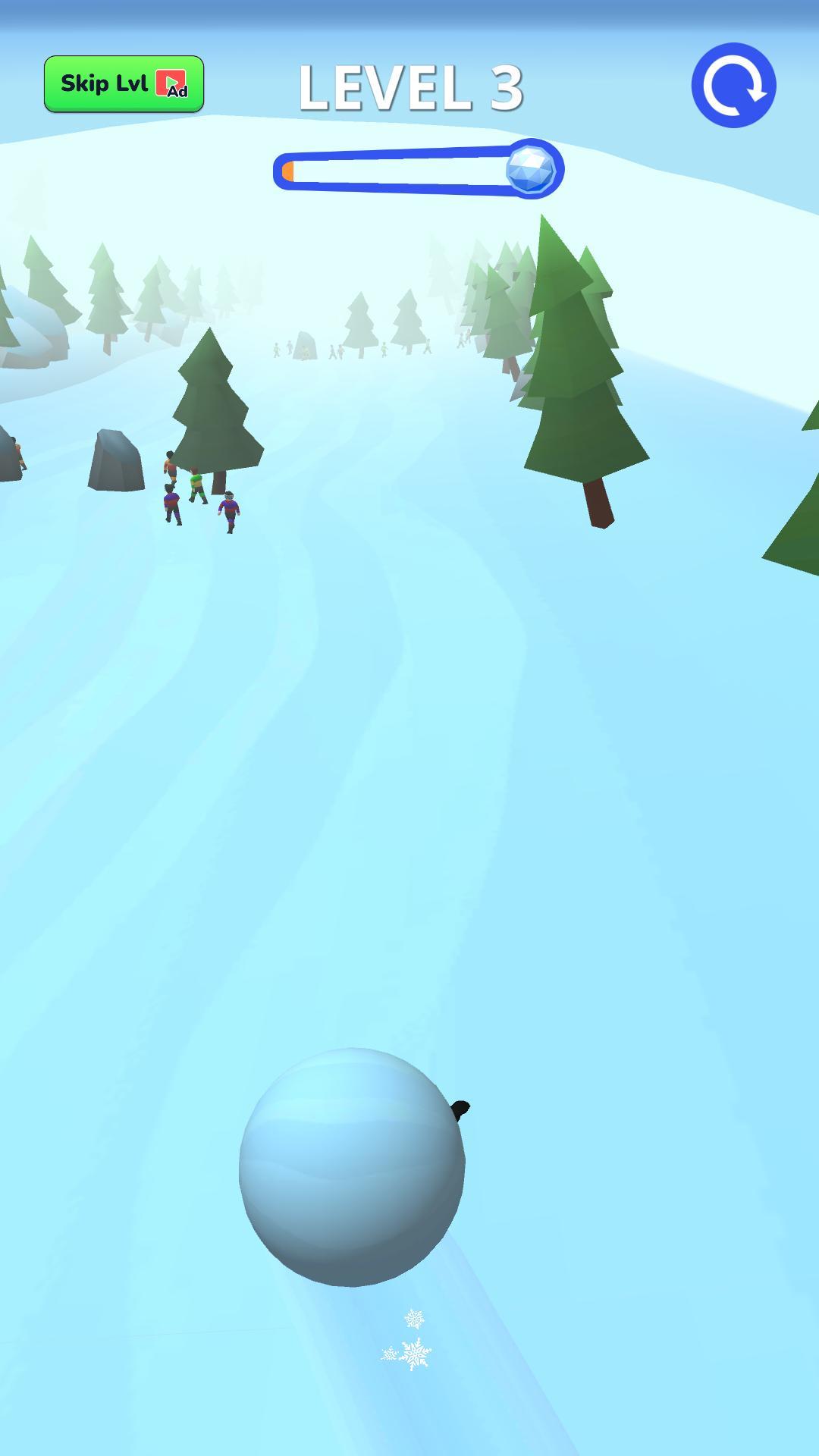 Скриншот игры Mountain Snow Sprints