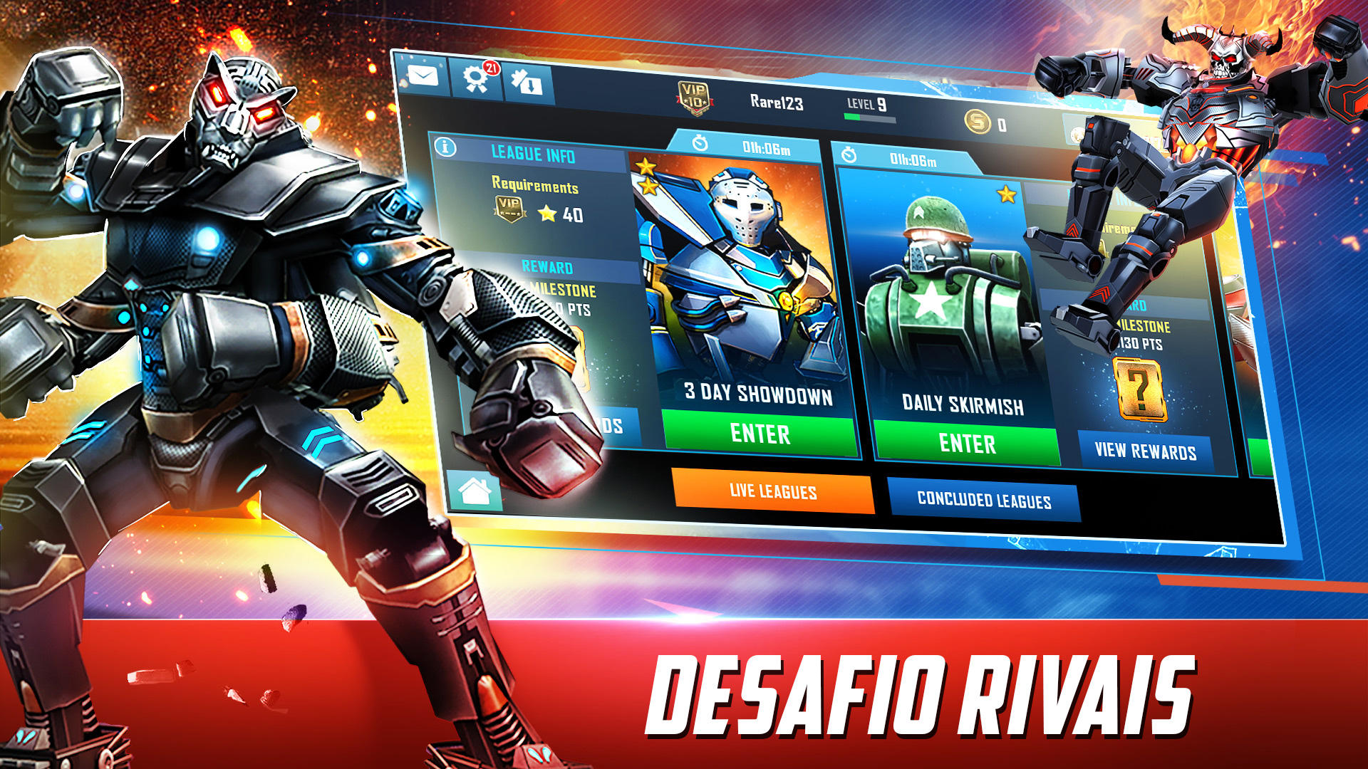 Captura de Tela do Jogo Real Steel World Robot Boxing