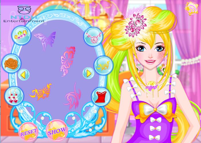 Fantasy Hairstyle Show - Dress up games for girls遊戲截圖