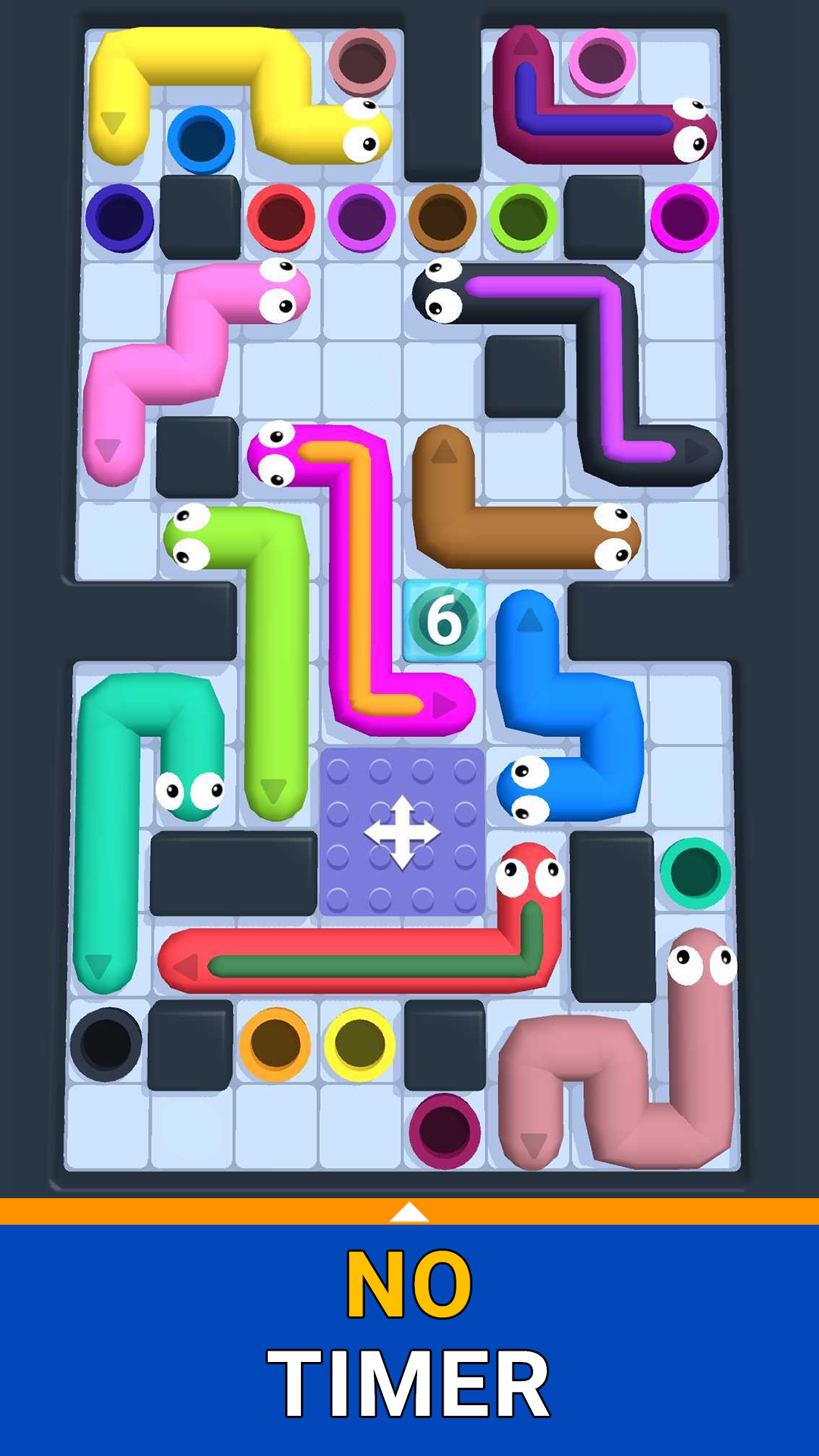 Worm Hole: Color Puzzle Game Screenshot