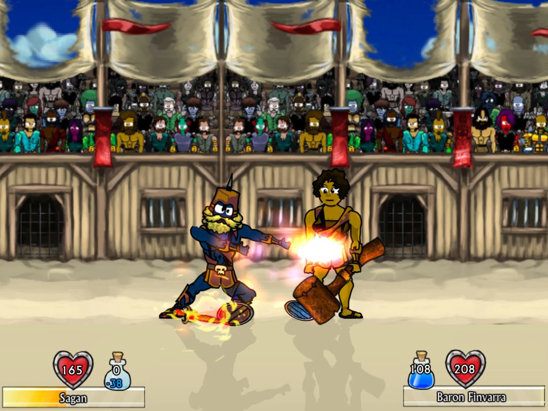 Screenshot of Swords and Sandals 2 Redux