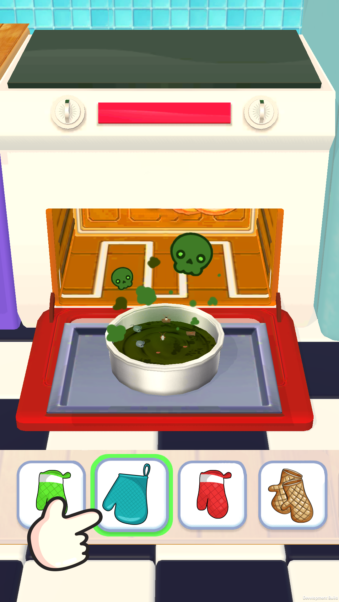 Screenshot of Grimaces Cake: Baking ASMR