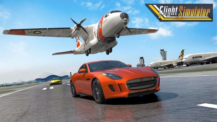 Real Airplane Pilot Flight Sim Game Screenshot