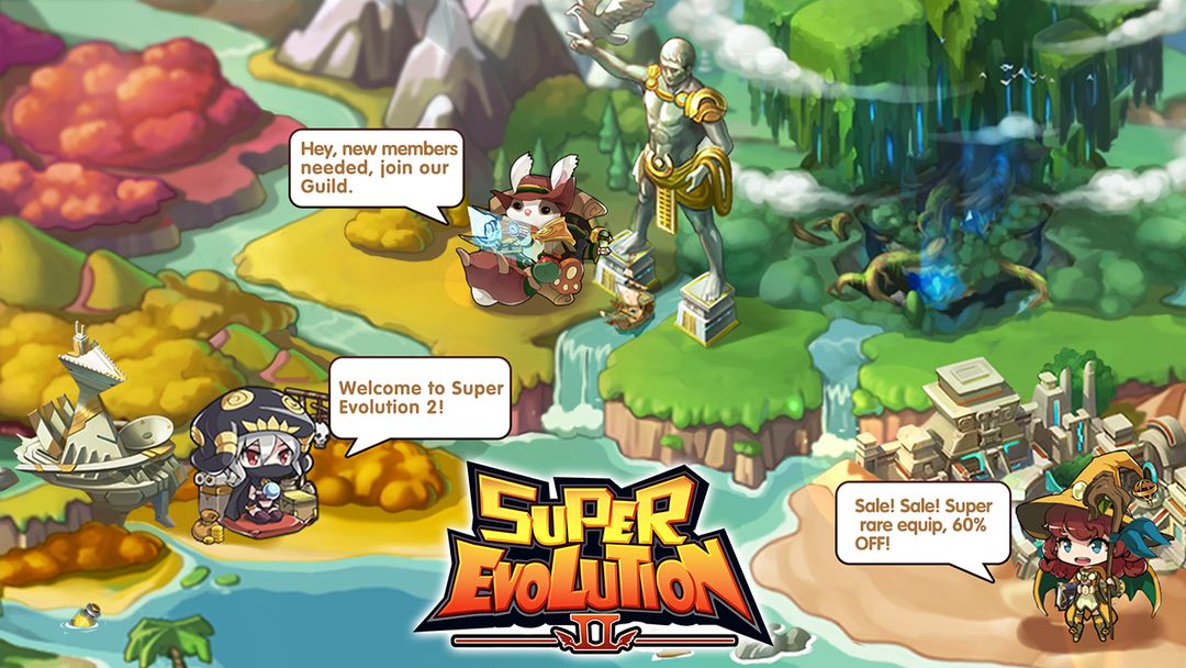 Super Evolution 2 - Free Card RPG! Tame Monsters! screenshot game