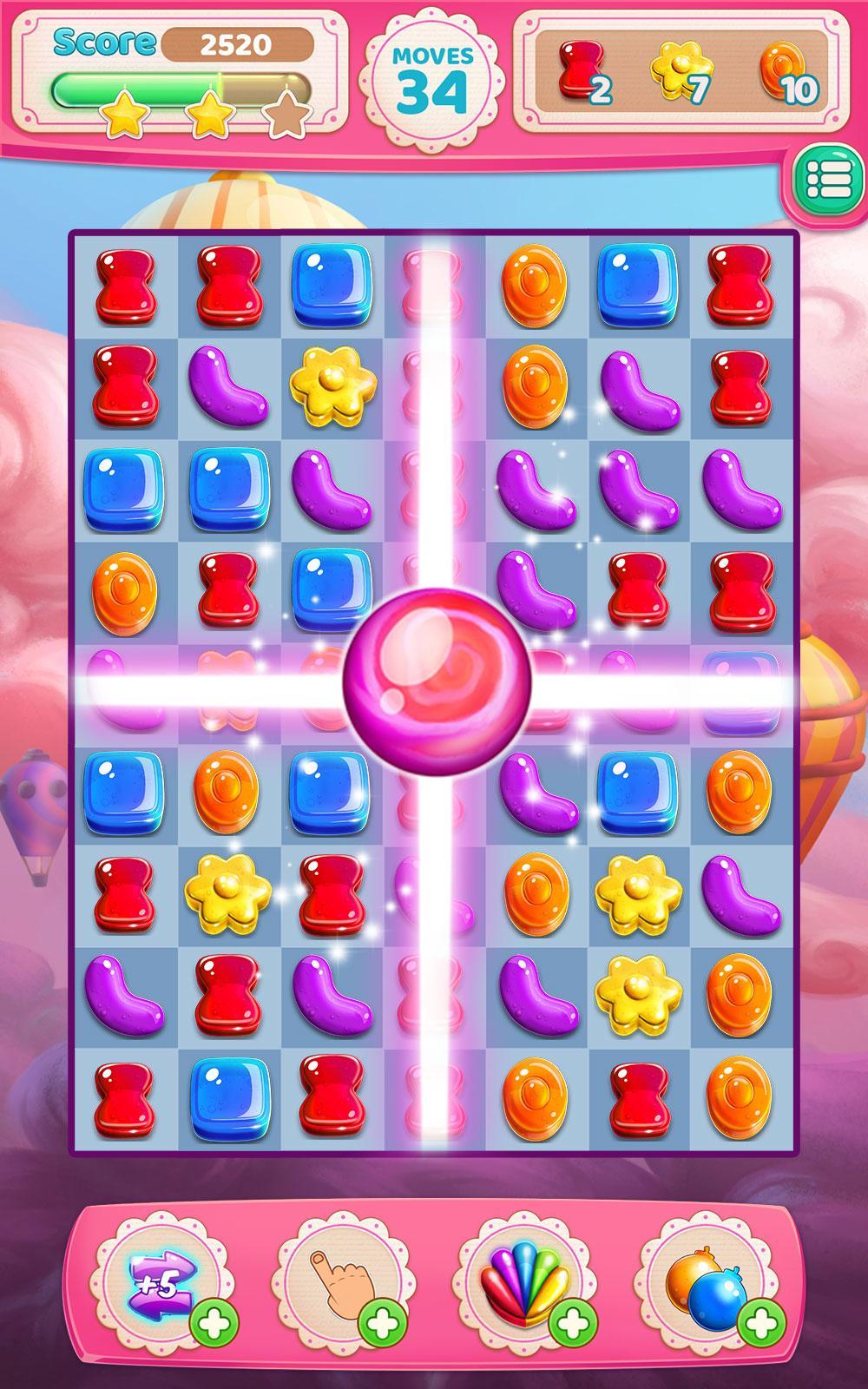 Cuplikan Layar Game Crazy Sweet Match 3
