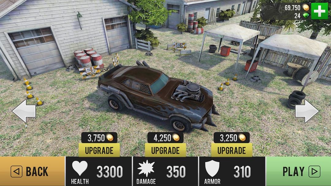 Zombie Drift screenshot game
