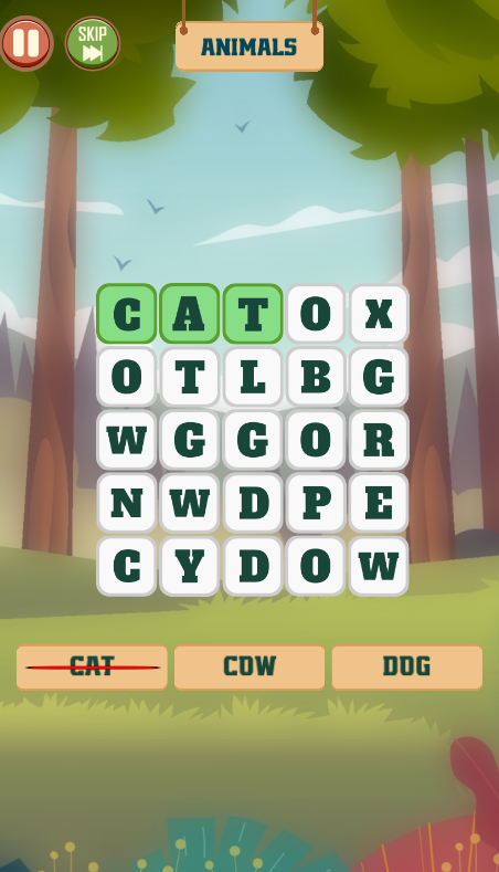 Hidden Words - Word Search Game Screenshot