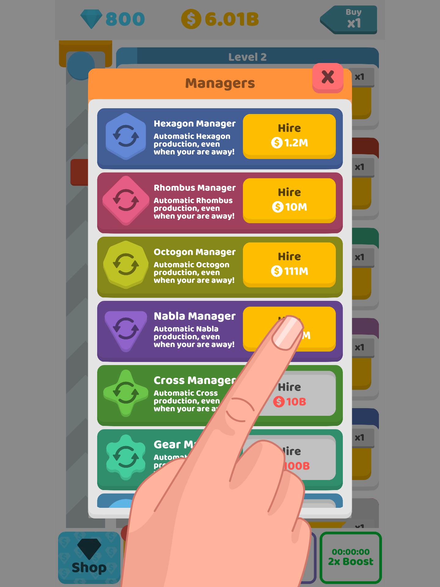 Idle Shapes ภาพหน้าจอเกม