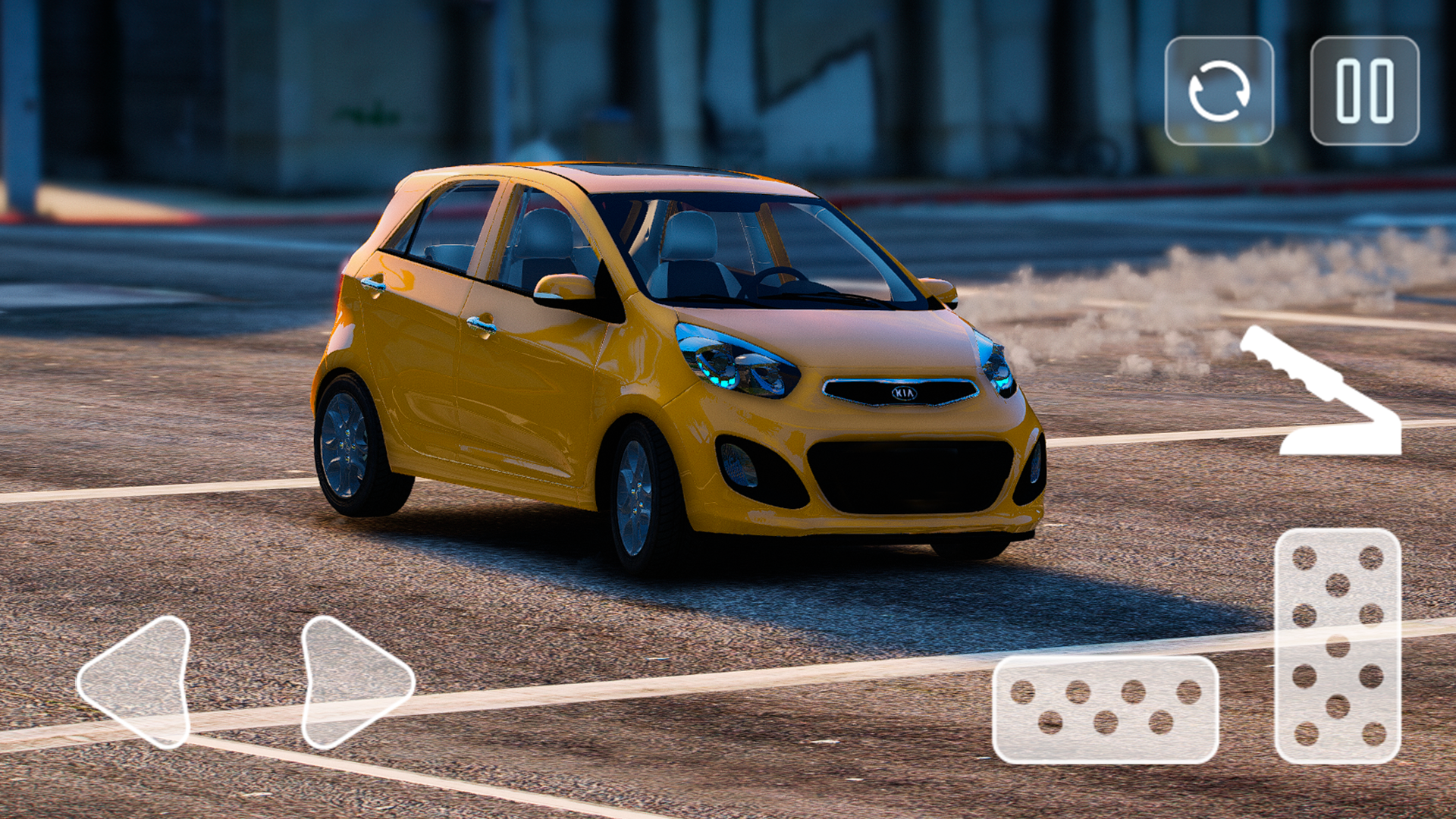 Captura de Tela do Jogo Drive KIA Game: Taxi & Parking