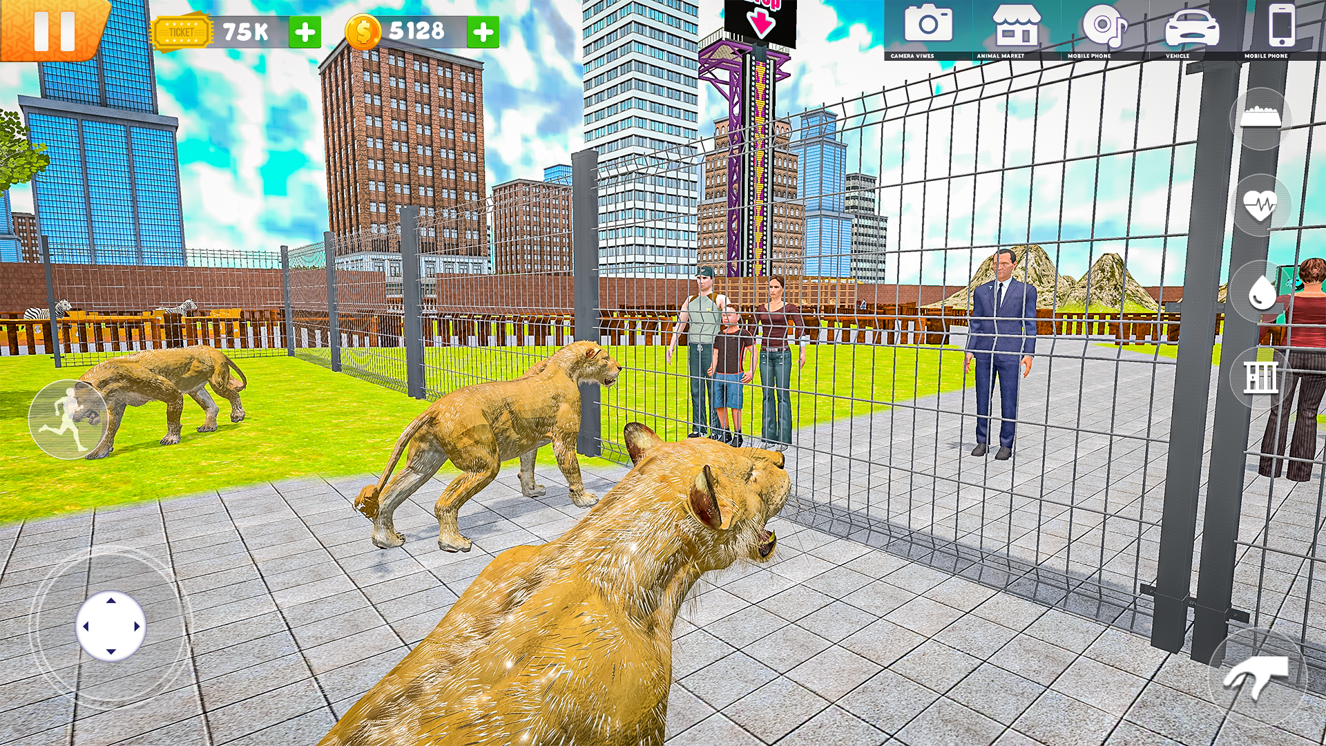 Animal Shelter: 3D Safari Zoo Game Screenshot