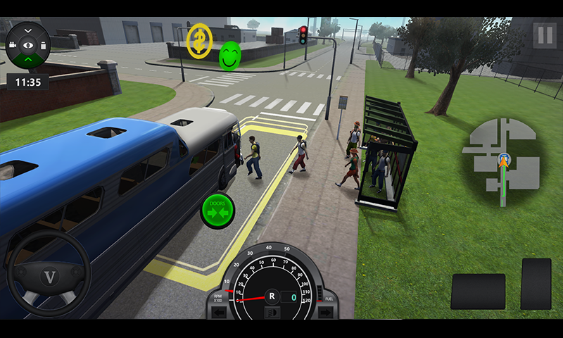 Screenshot 1 of โปรแกรมจำลองรถประจำทางในเมือง 2016 