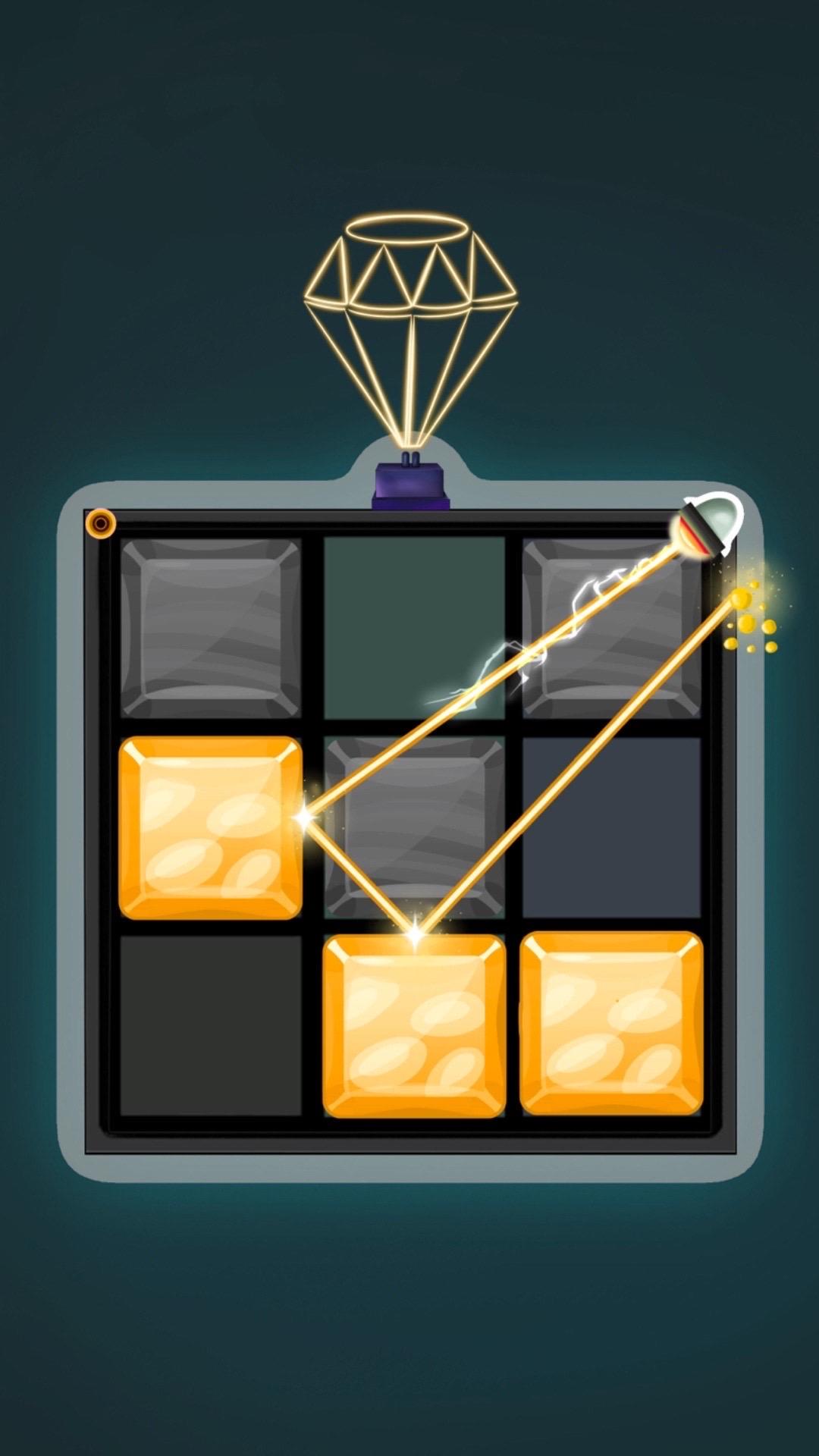 Screenshot 1 of Light Bounce: Neon Puzzles 1.3