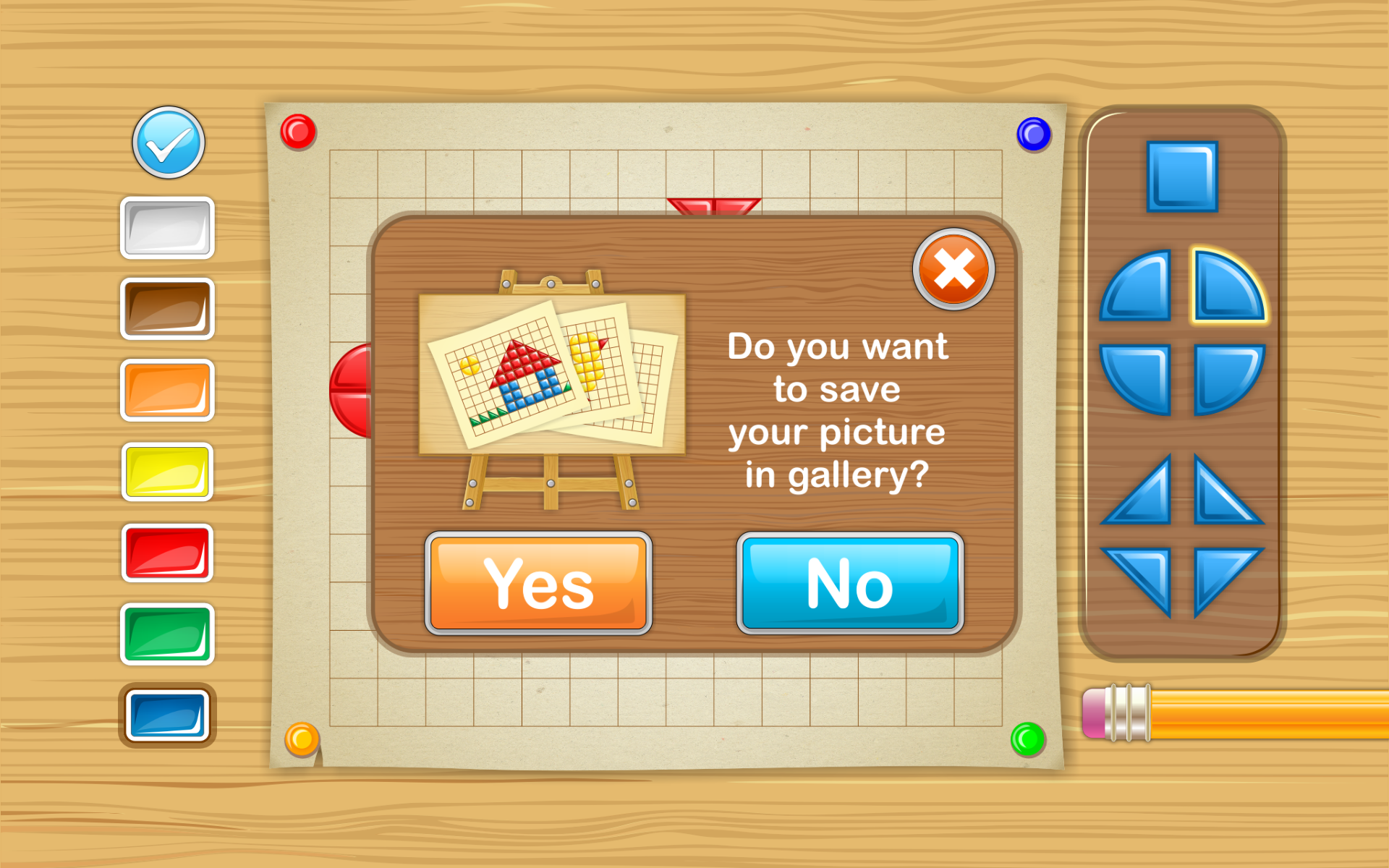Kids Draw with Shapes Game Screenshot
