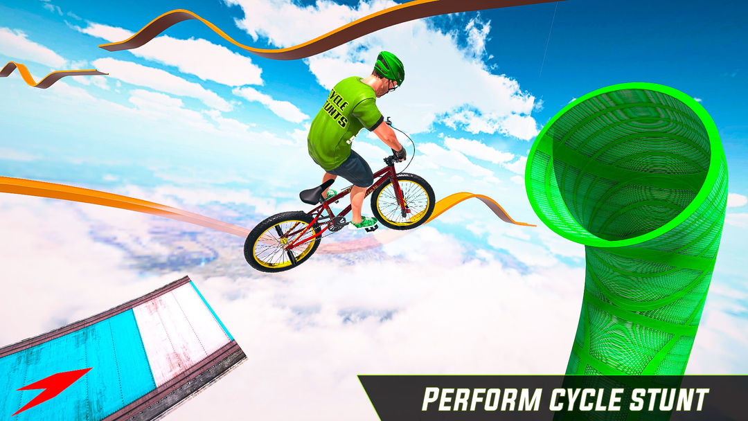 Screenshot of BMX Cycle Stunt Game