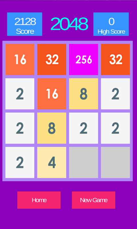 2048 Free 遊戲截圖