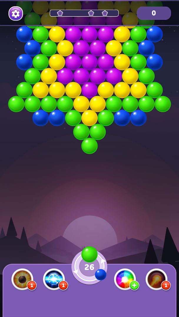 Bubble Shooter Rainbow screenshot game