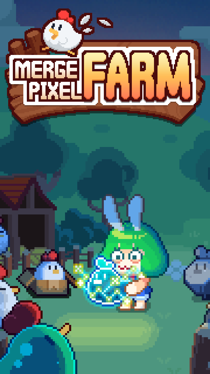 Merge Pixel Farm ゲームのスクリーンショット