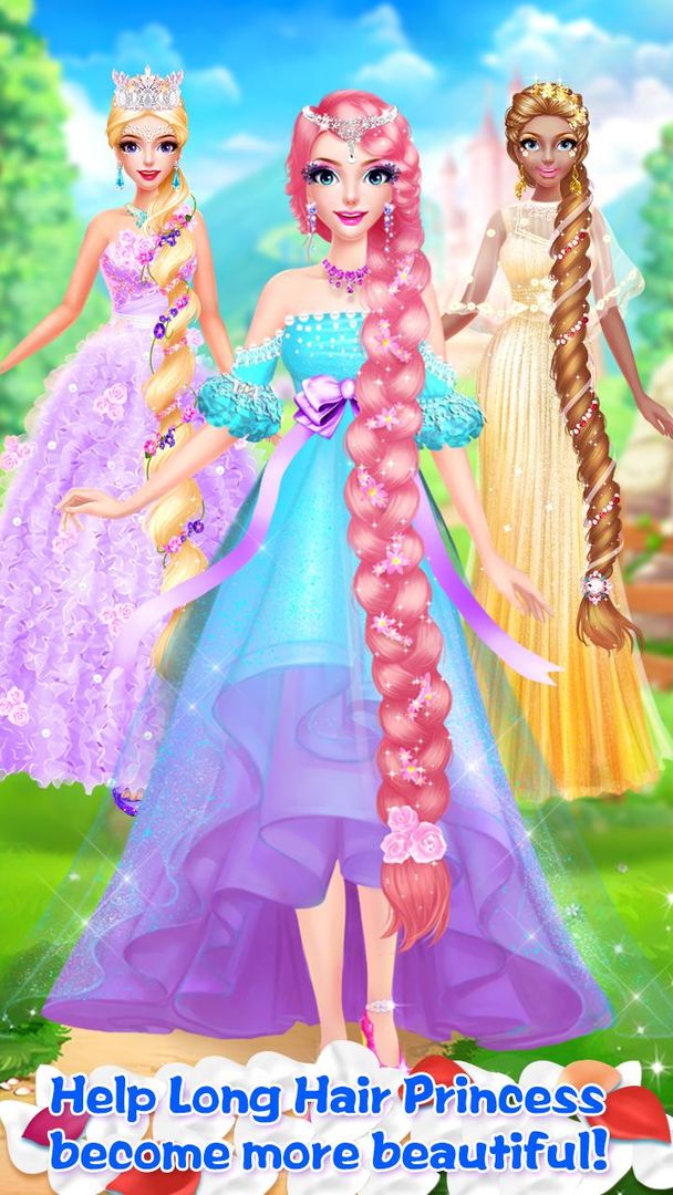 公主美发沙龙 – 皇室女生的梦幻美容美发休闲游戏遊戲截圖