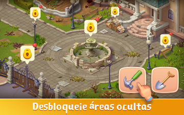 Captura de Tela do Jogo Merge Farm Life: Mansion Decor