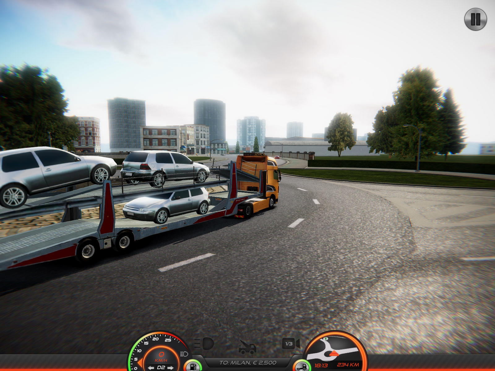 Truckers of Europe 2 Game Screenshot