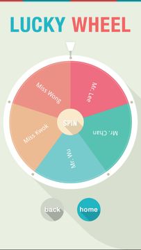 Lucky Wheel Lucky Draw Game Screenshot