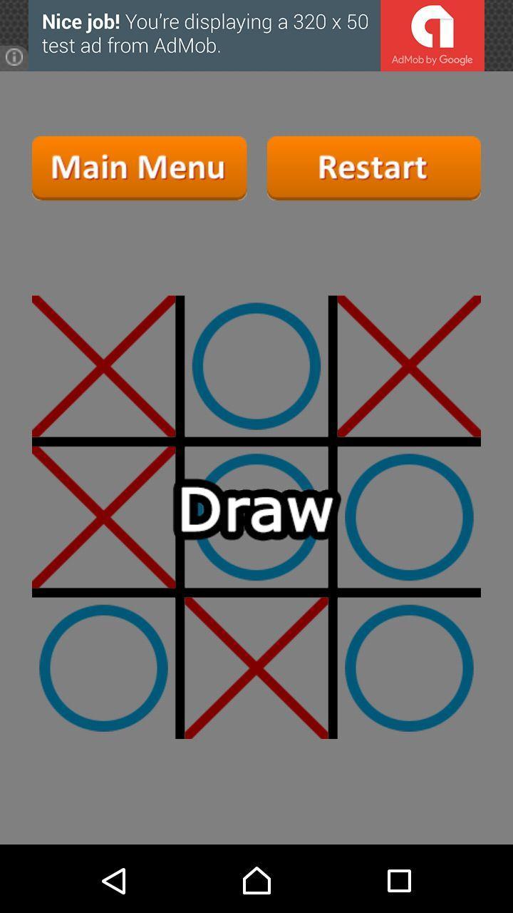 Captura de Tela do Jogo Classic Tic Tac Toe