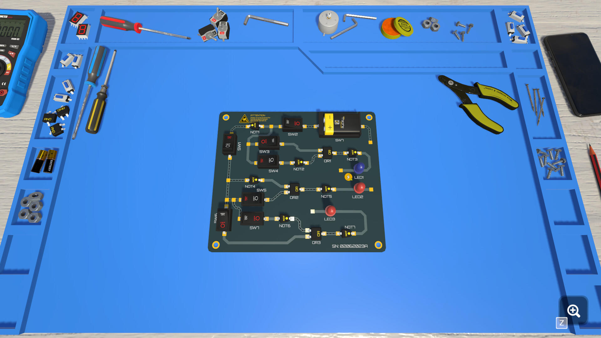 Screenshot 1 of Phòng thí nghiệm câu đố điện tử 
