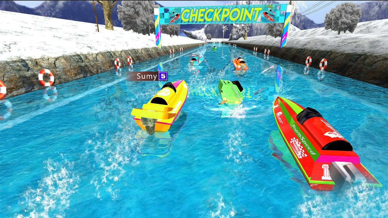 Powerboat Race 3D screenshot game