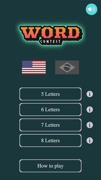 Captura de Tela do Jogo Word Contest Game