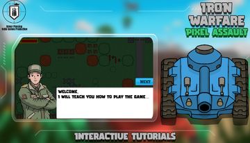 Iron Warfare Pixel Assault Game Screenshot