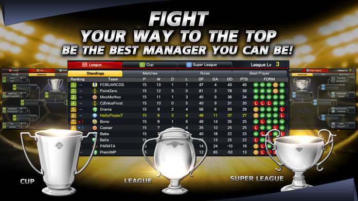 Total Football Manager Mobile ภาพหน้าจอเกม