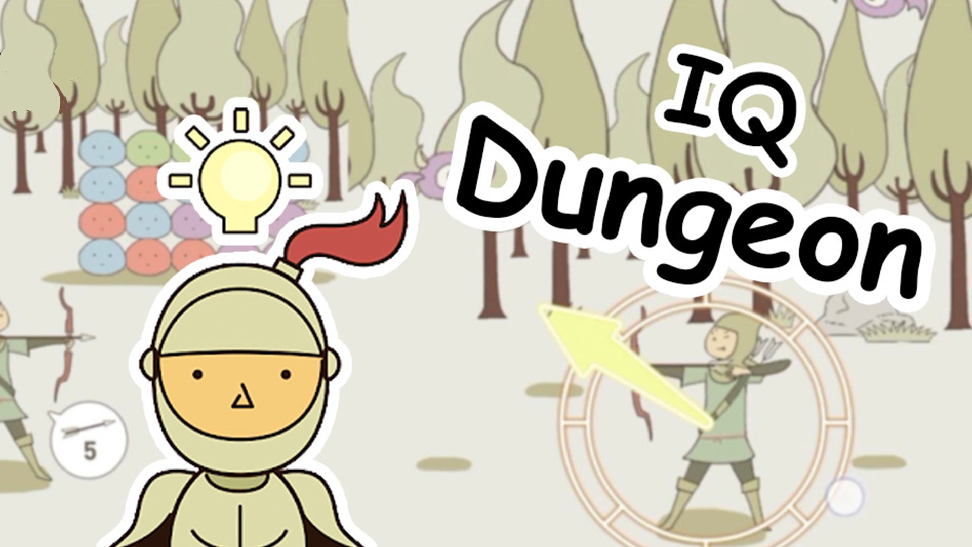 Screenshot of the video of IQ Dungeon