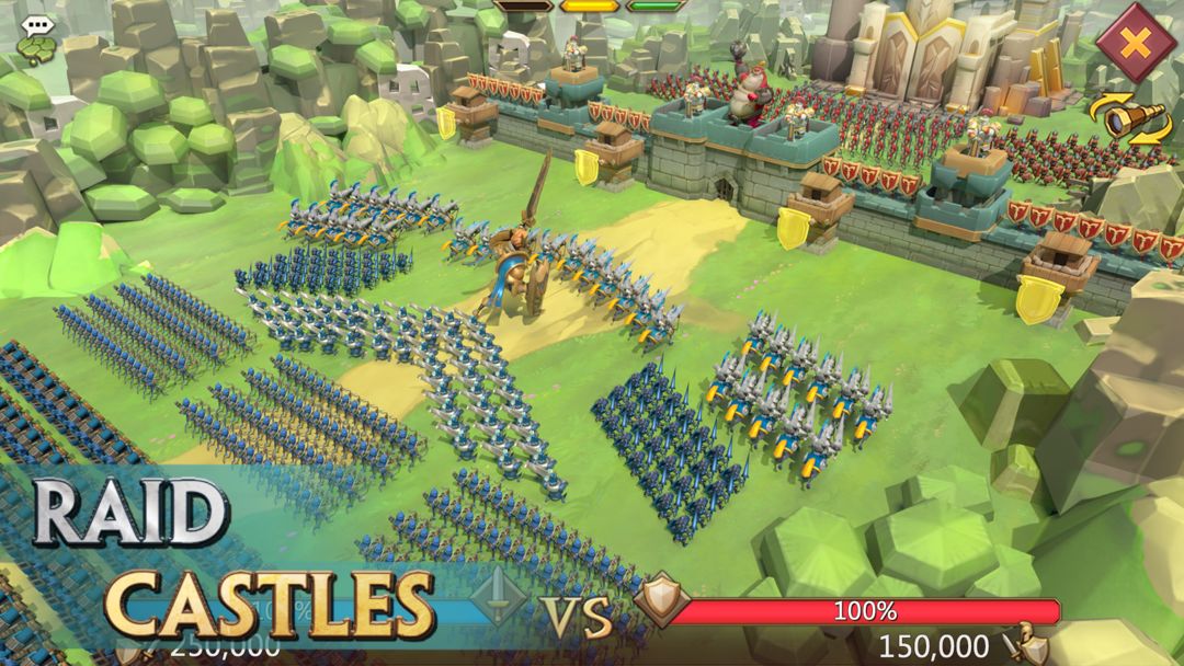 Screenshot of Lords Mobile Godzilla Kong War