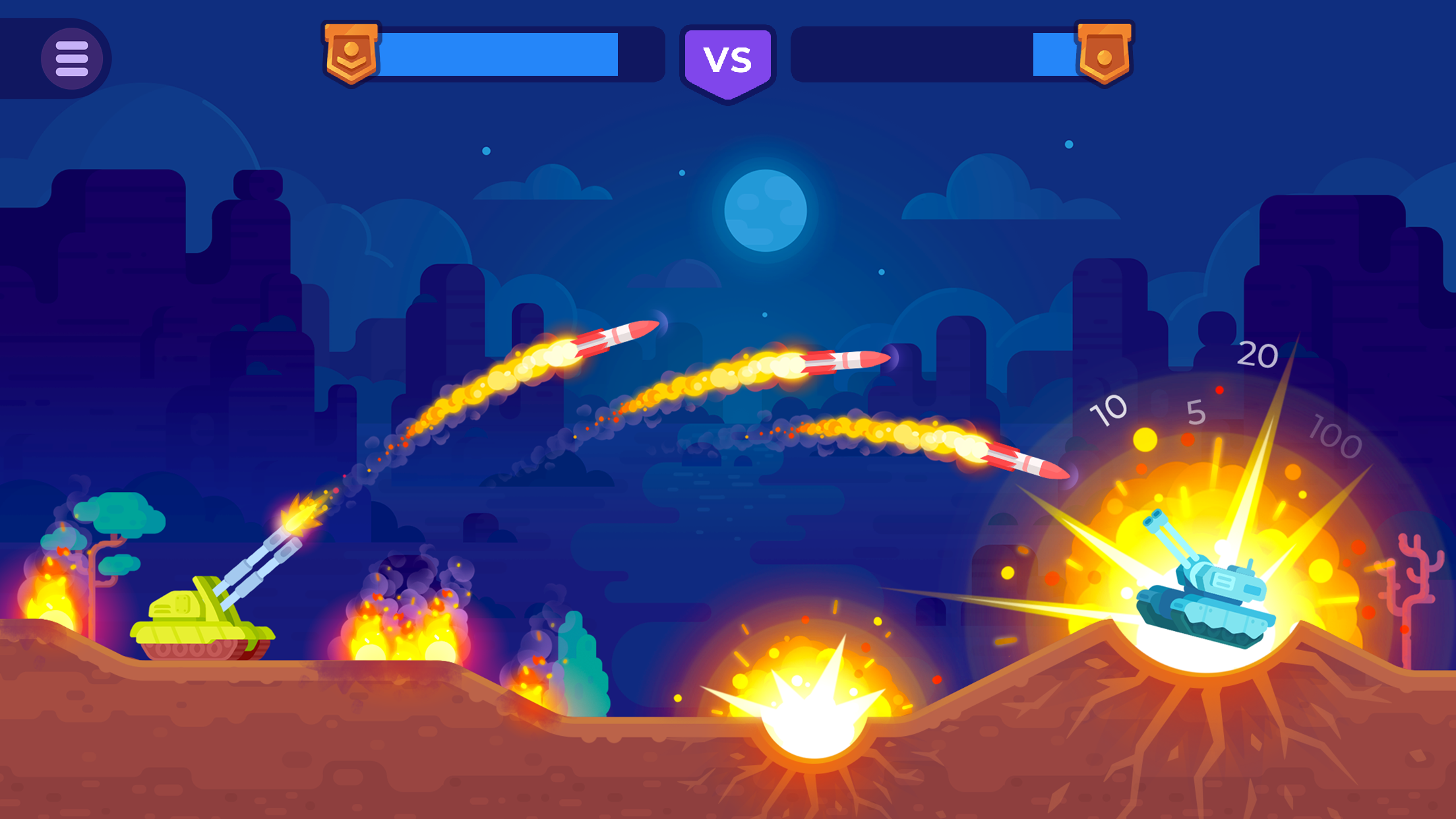 Tank Stars Game Screenshot
