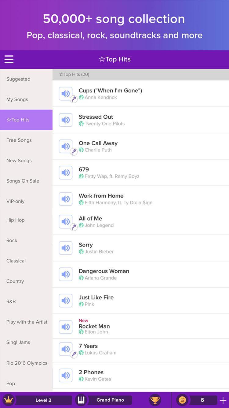 Magic Piano by Smule Game Screenshot