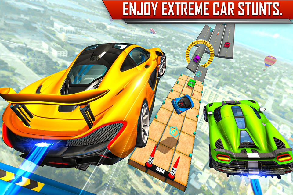 Screenshot 1 of games jalan mobil: permainan mobil stunts 3.1