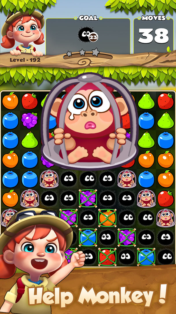 Screenshot of Fruits POP : Match 3 Puzzle