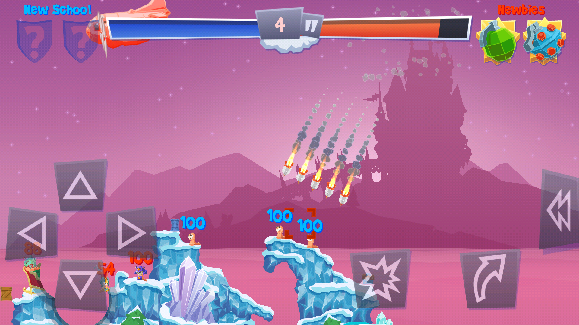 Worms 4 Game Screenshot