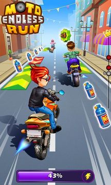 Moto Rush - Subway Endless Racing Game Screenshot