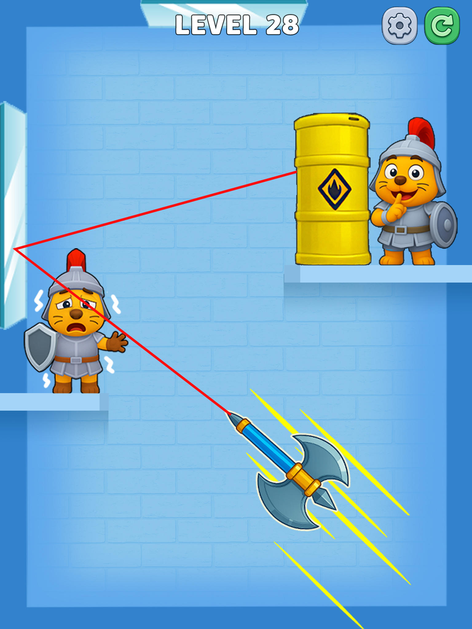 Cuplikan Layar Game Spear Strike : Shoot & Attack