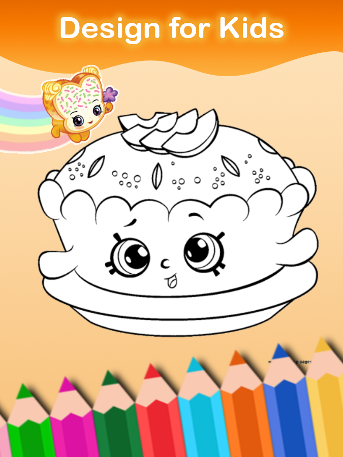 Coloring Book for Shopkin Game Screenshot