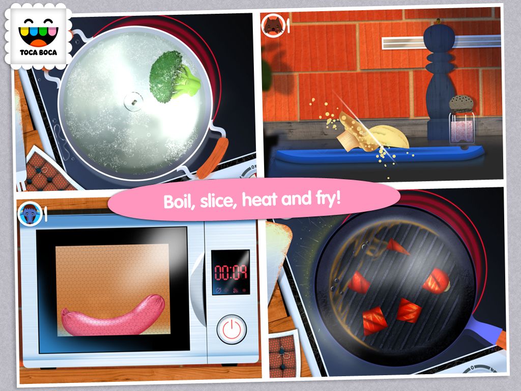Toca Kitchen screenshot game
