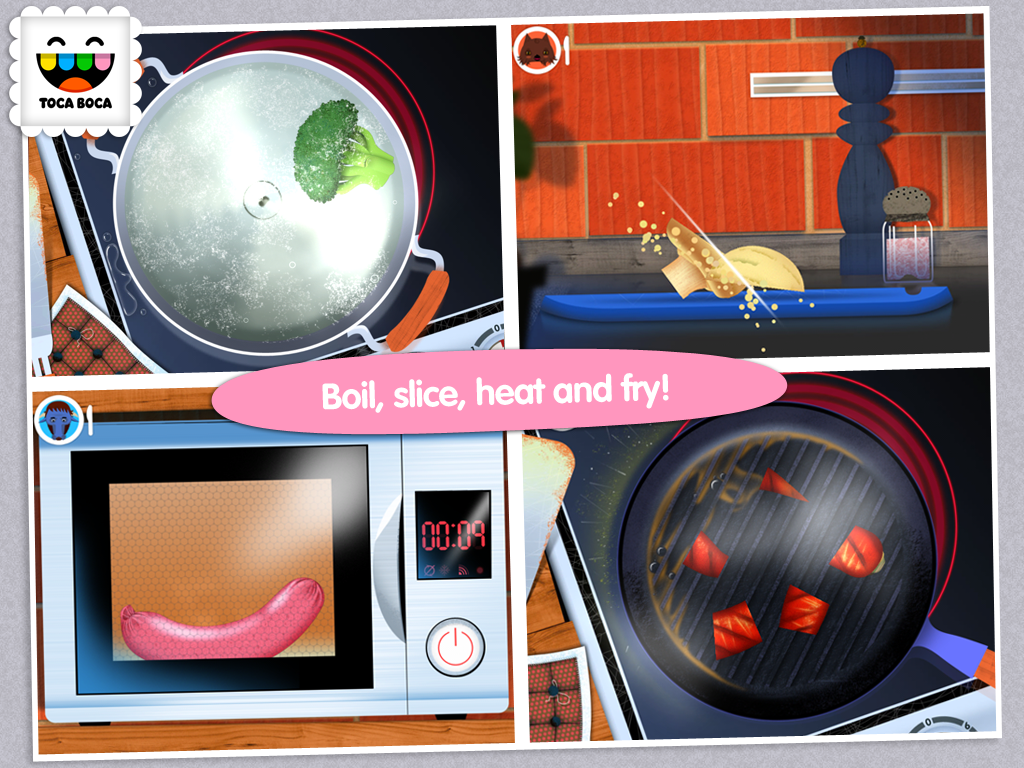Cuplikan Layar Game Toca Kitchen
