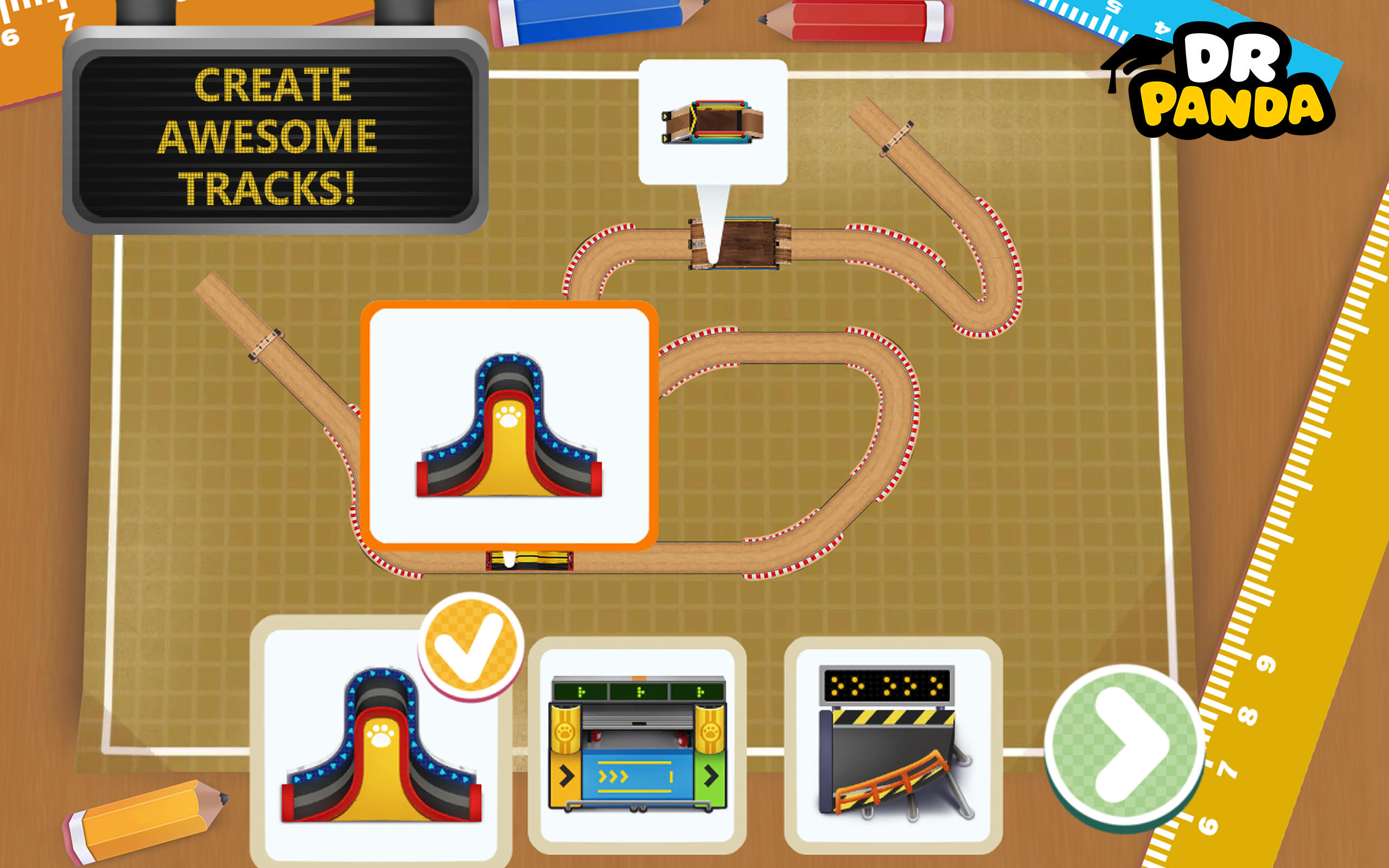 Dr. Panda Racers Game Screenshot