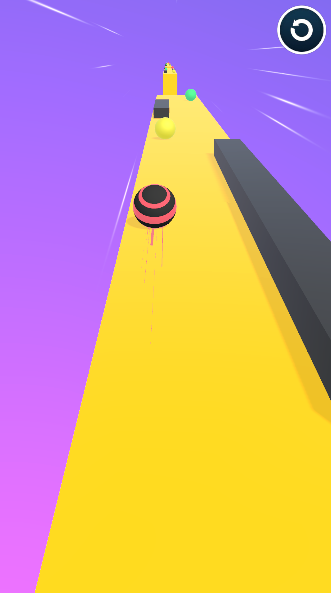 Rolling Color Ball Game Screenshot