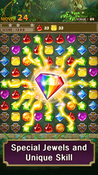 Jewels Jungle : Match 3 Puzzle Game Screenshot
