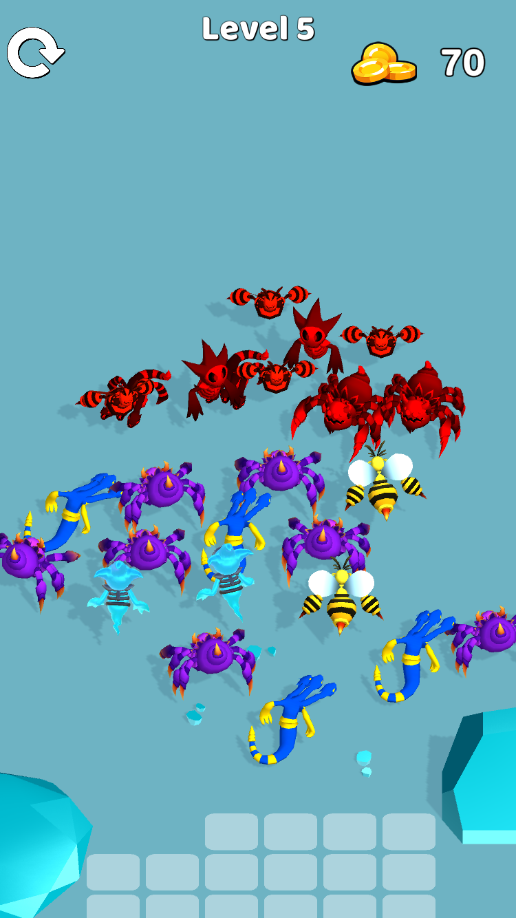 Monster Fight -Creatures Match Game Screenshot