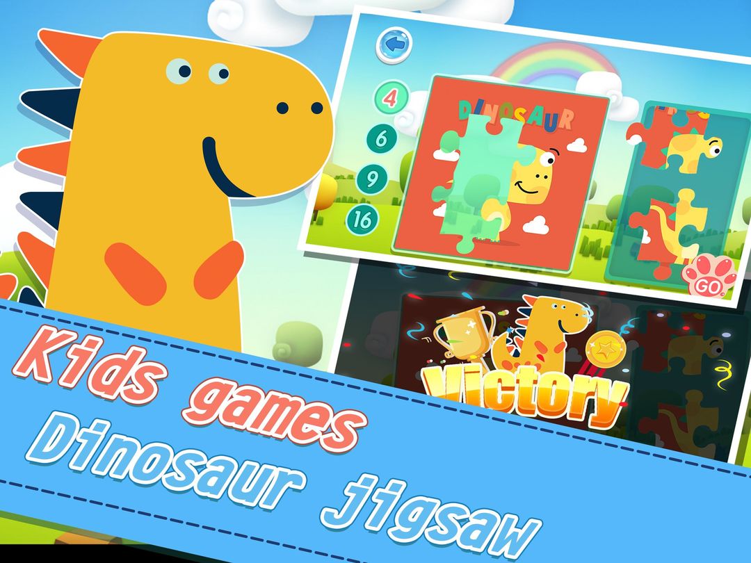 Kids Game: Dinosaur jigsaw-Jurassic World Paradise ภาพหน้าจอเกม