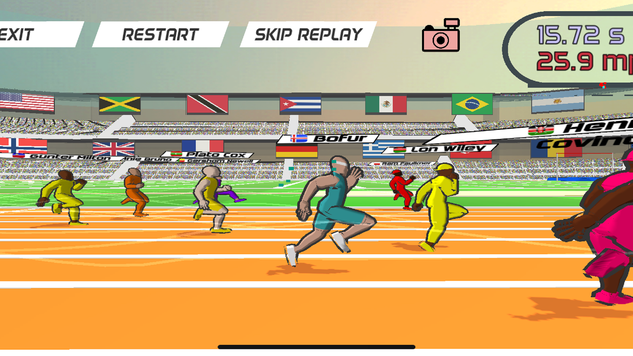 Screenshot 1 of 速度之星：跑步遊戲 2.32